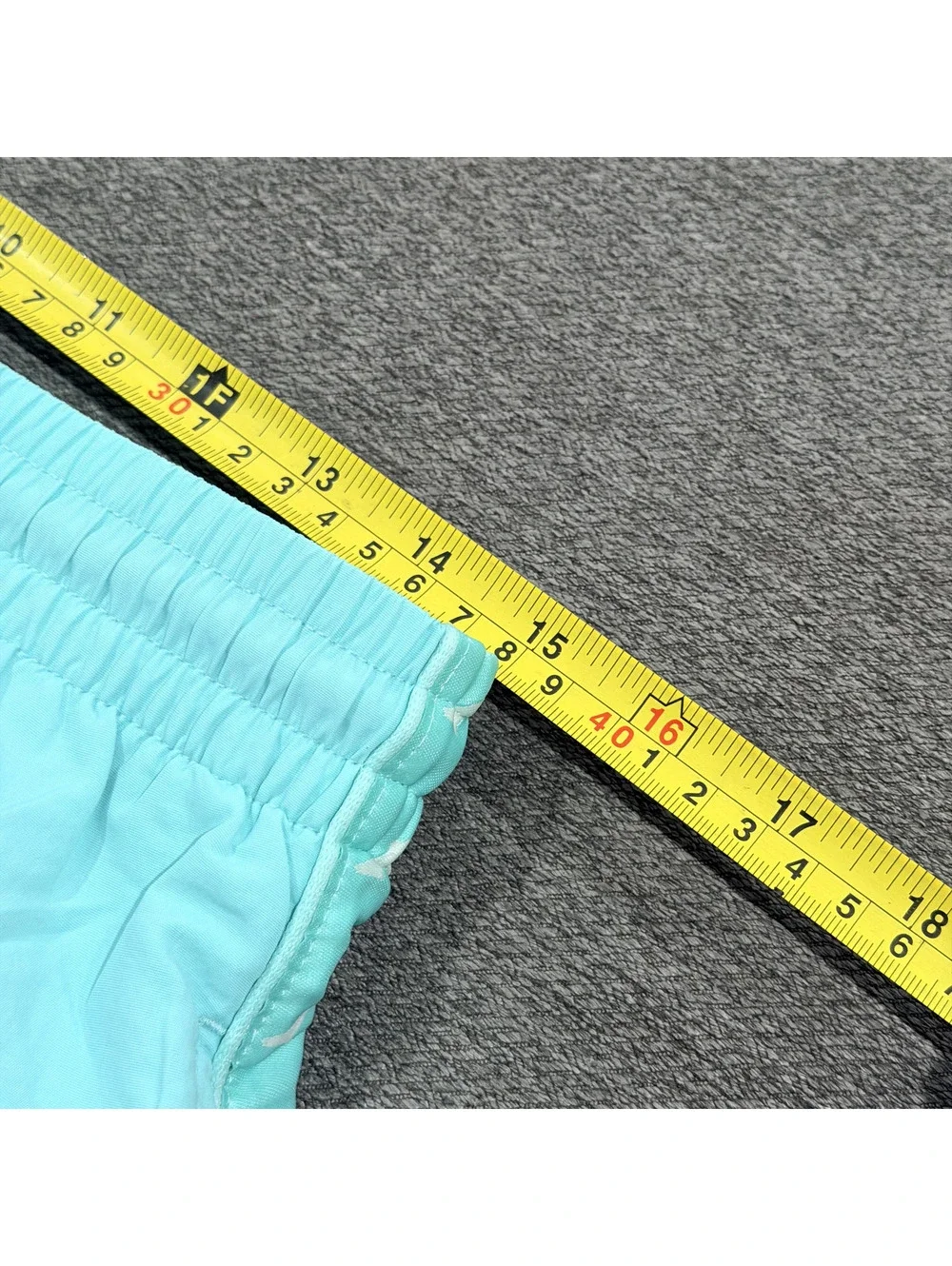 Kappa 222 Banda Coney Swim Shorts Men’s L Aqua Blue Logo Tape Trunks NWT